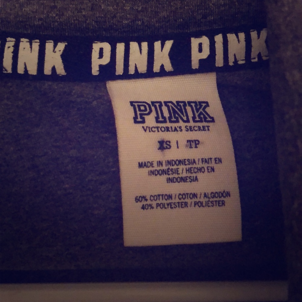 PINK Workout half zip